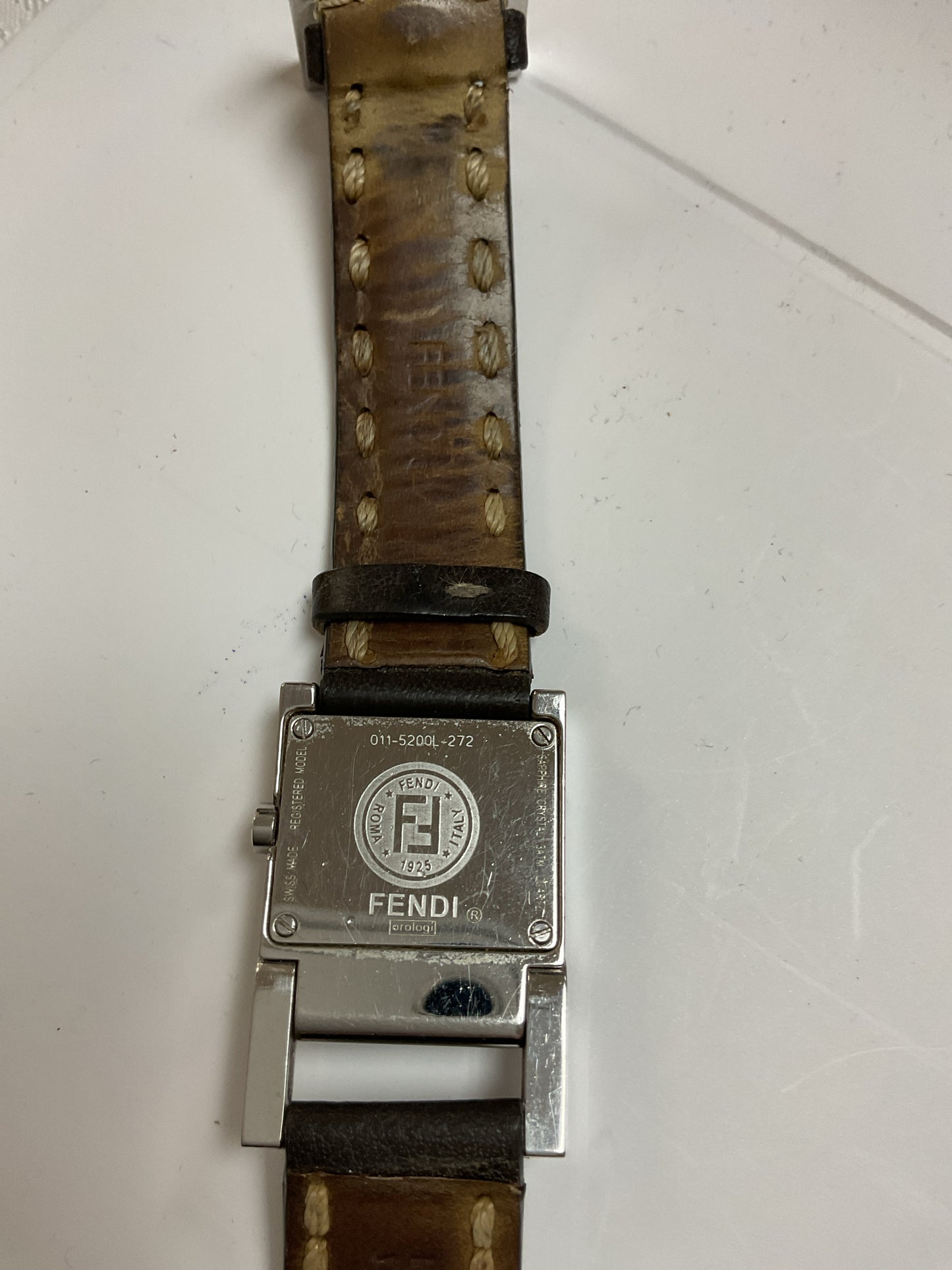 FENDI Watch vintage leather wrap needs battery