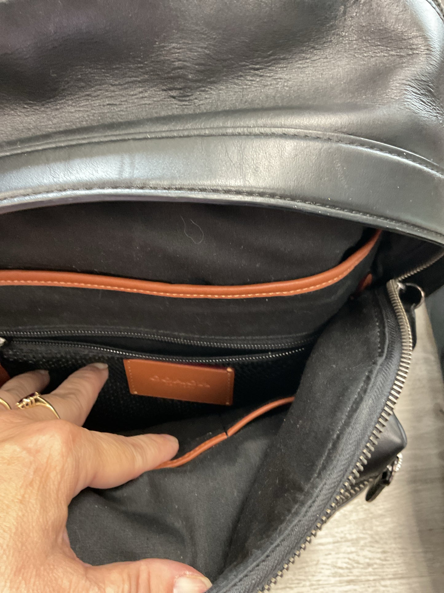 coach Backpack Charter C2670 gray and black Xl