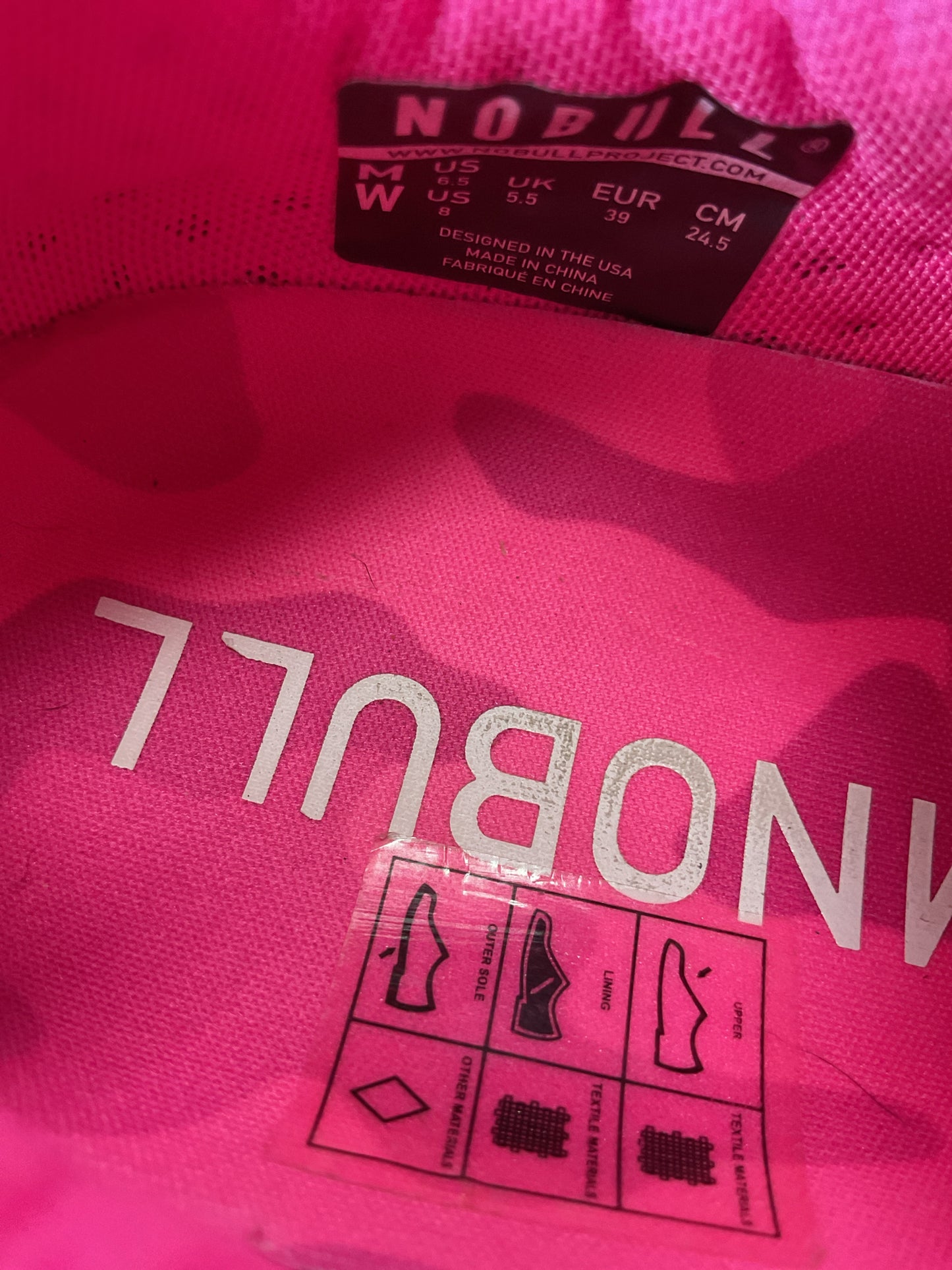 No Bull 8 Pink shoes sneakers