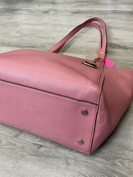 Michael Kors Purse carnation pink pebbled leather zip tote shoulder bag