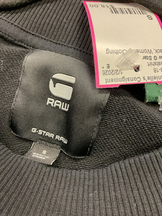 Raw G Star Size S Black Sweatshirt