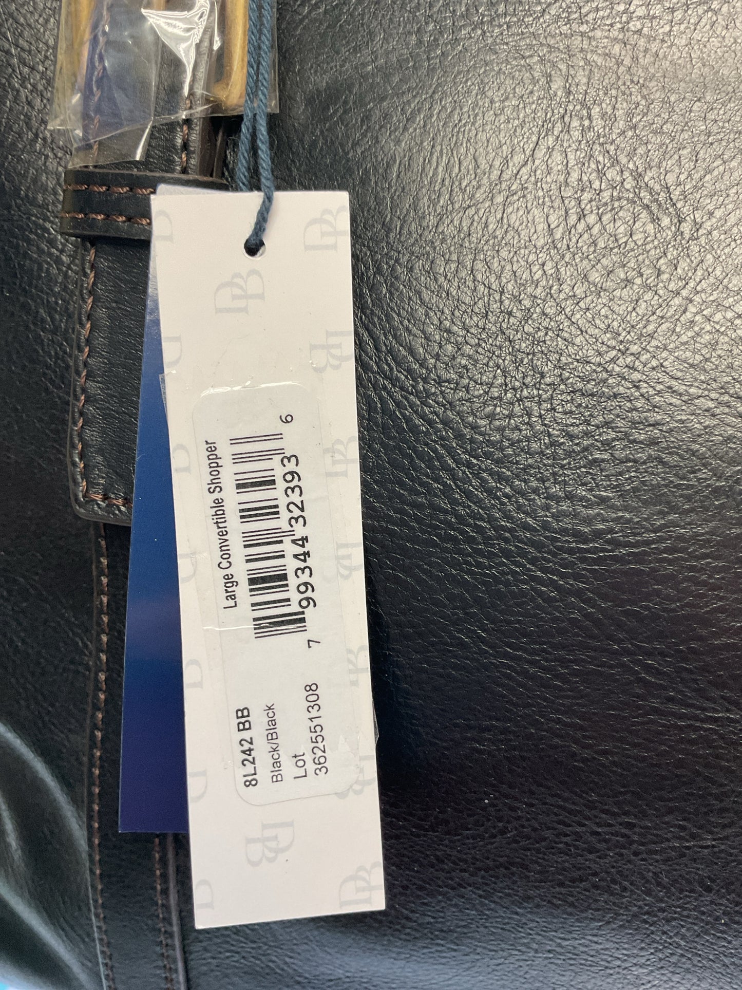 Dooney & Bourke black Large convertible shopper