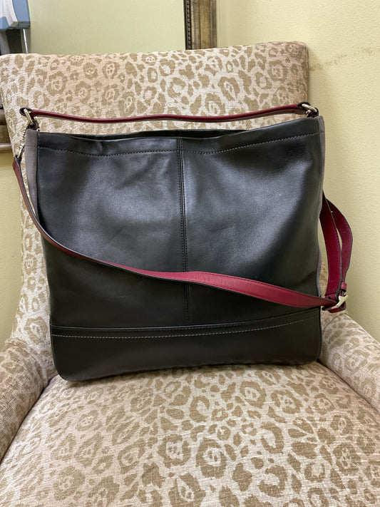 Coach Park colorblock 2 way Shoulder Tote F24981