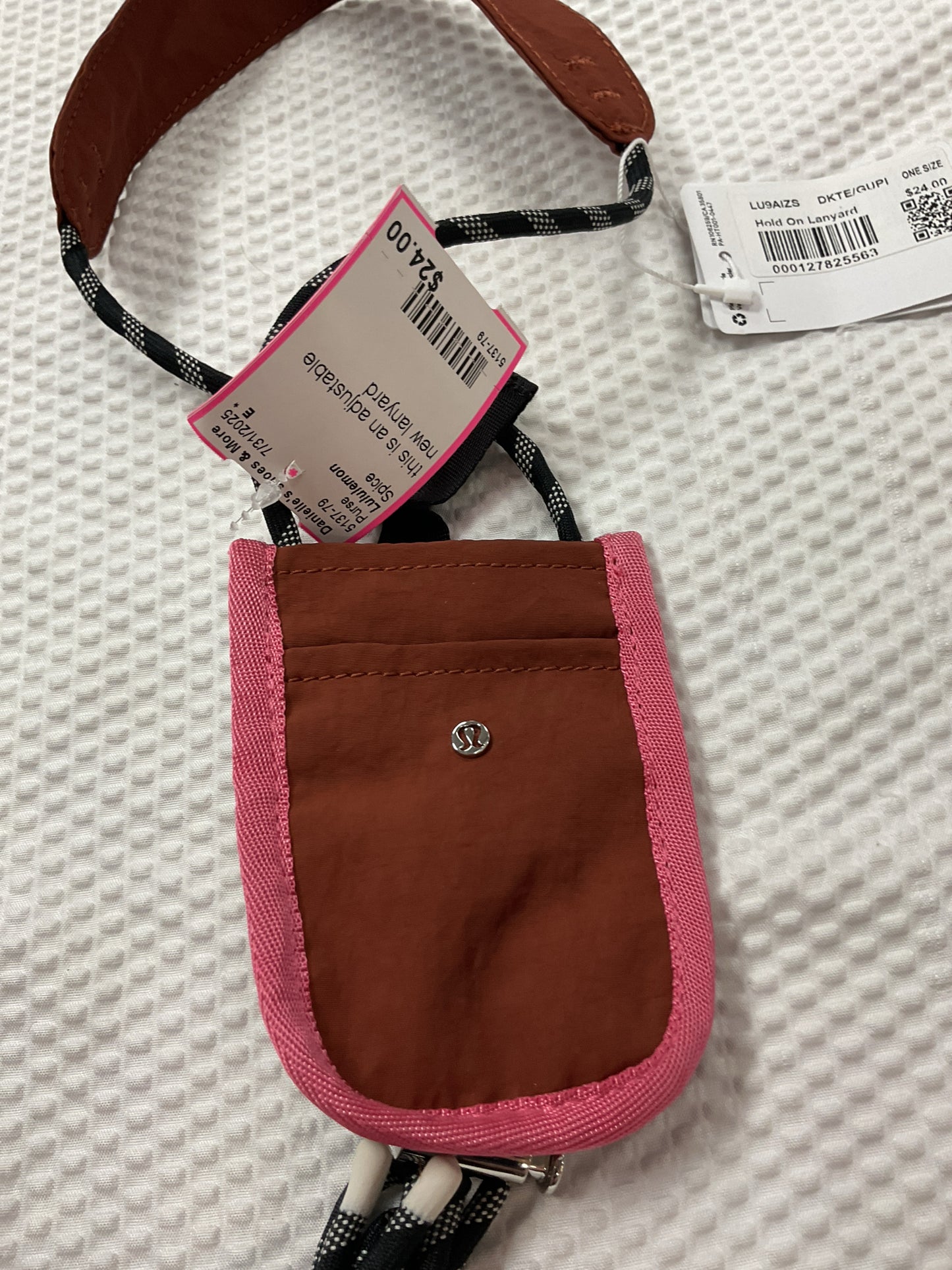 Lululemon Purse Hold On Lanyard New