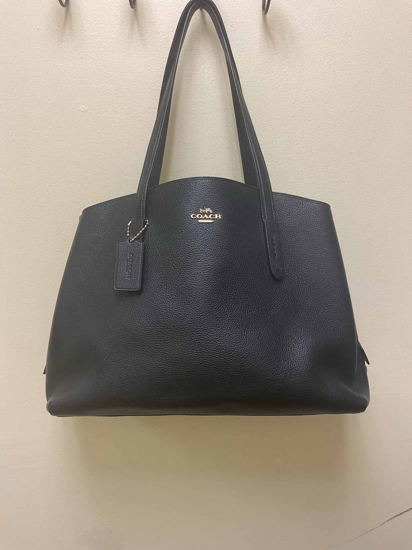 coach Purse black Charlie 40 Satchel