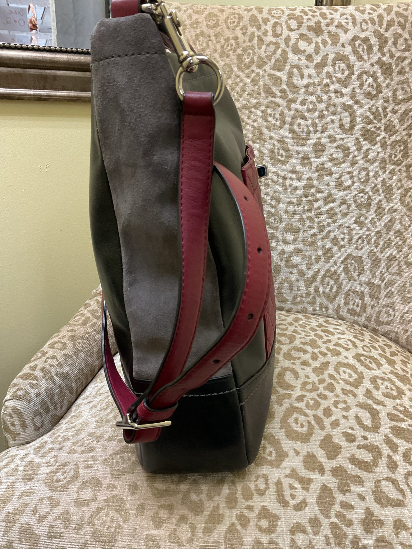 Coach Park colorblock 2 way Shoulder Tote F24981