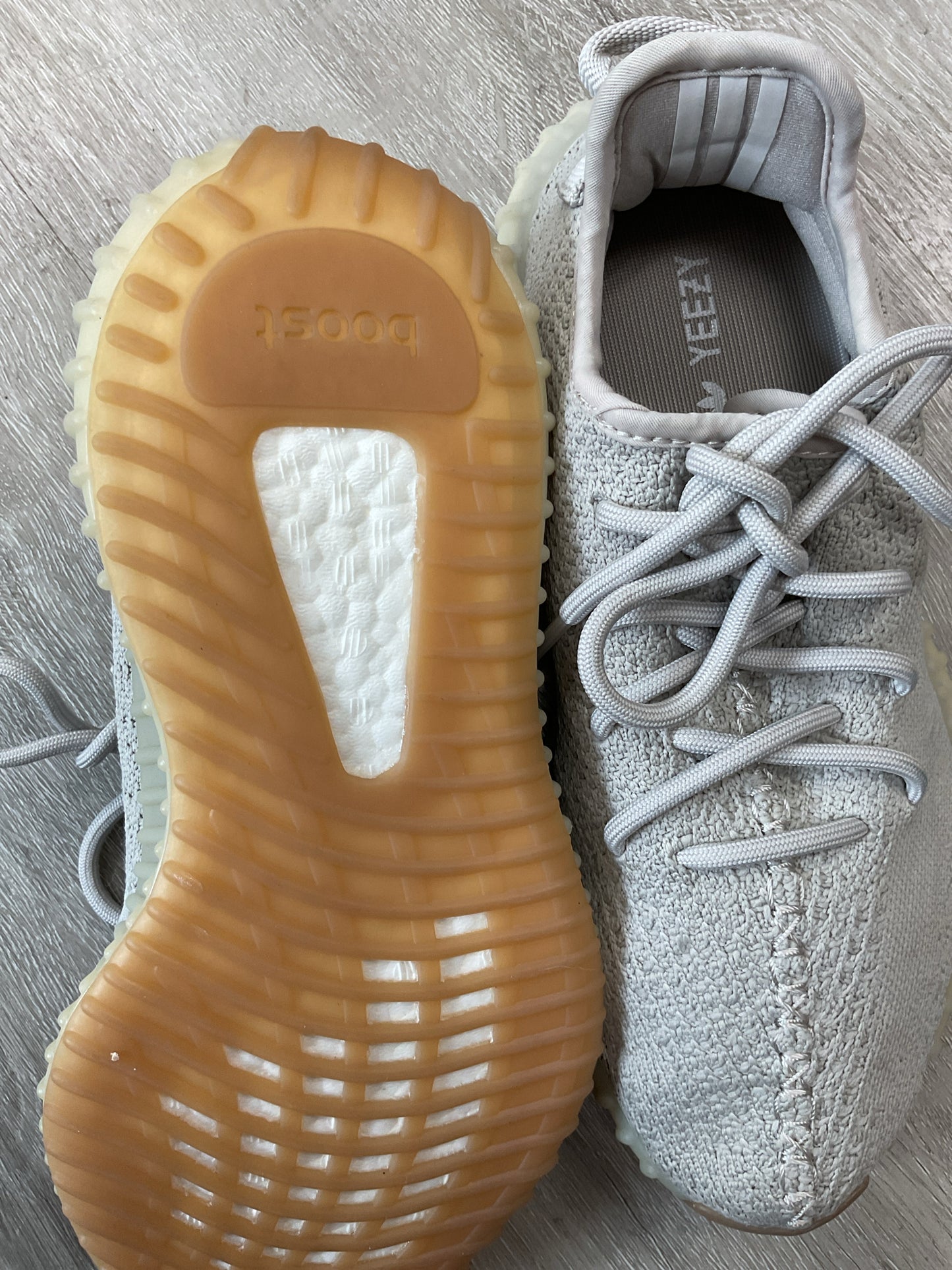 Adidas 8 Gray shoes Yeezy Boost 350 V2 Natural Nwob