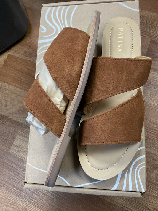 Patina 8.5 Tan Sandals