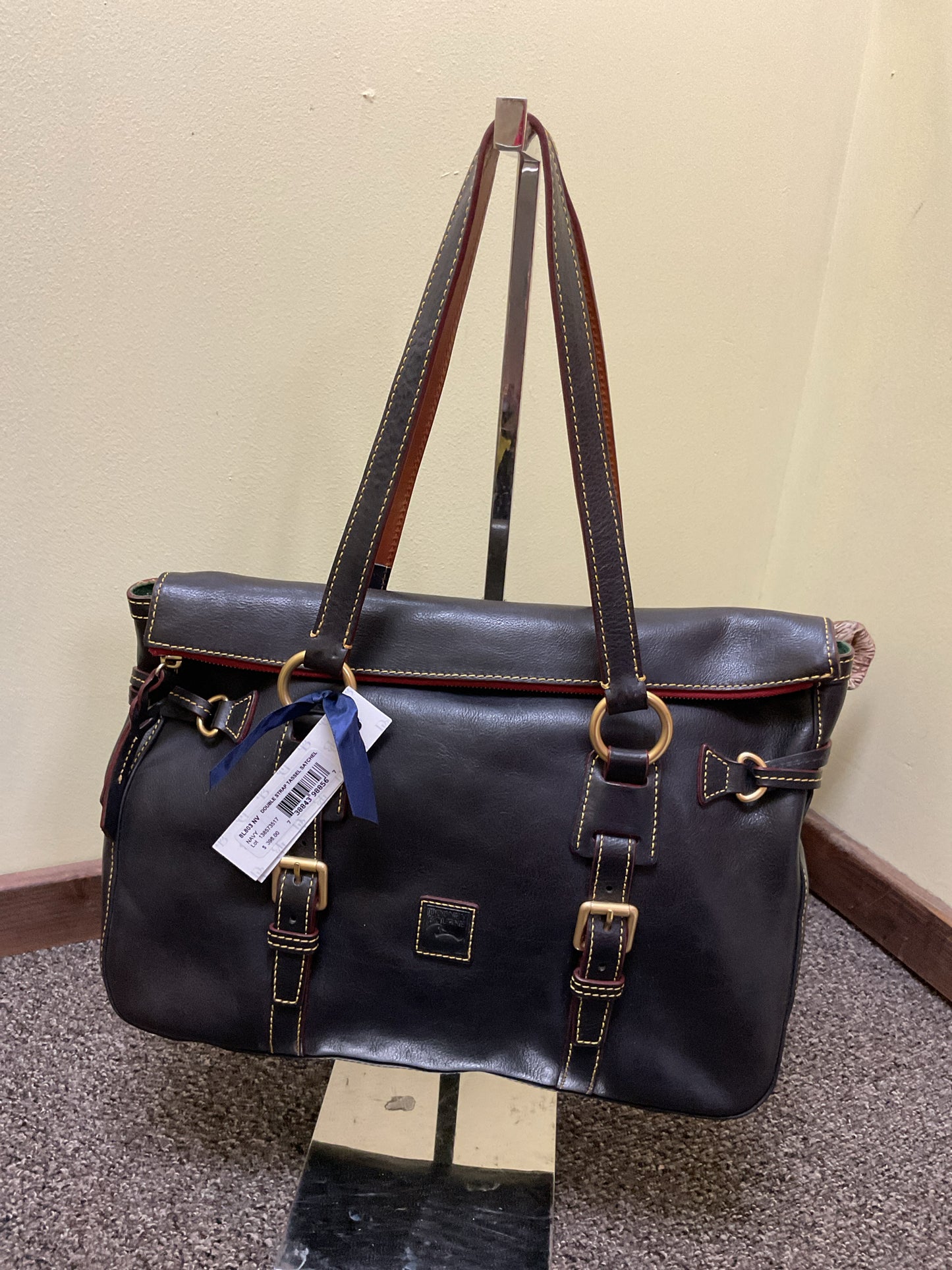Dooney & Bourke Purse double strap tassel satchel NWT