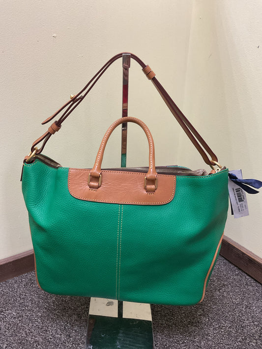Dooney & Bourke Purse Large Convertible Hobo NWT kelly green