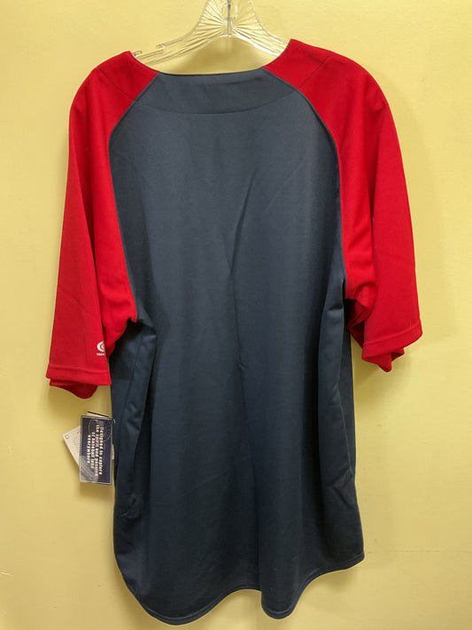 Size XL Twins Navy Short Sleeve Shirt