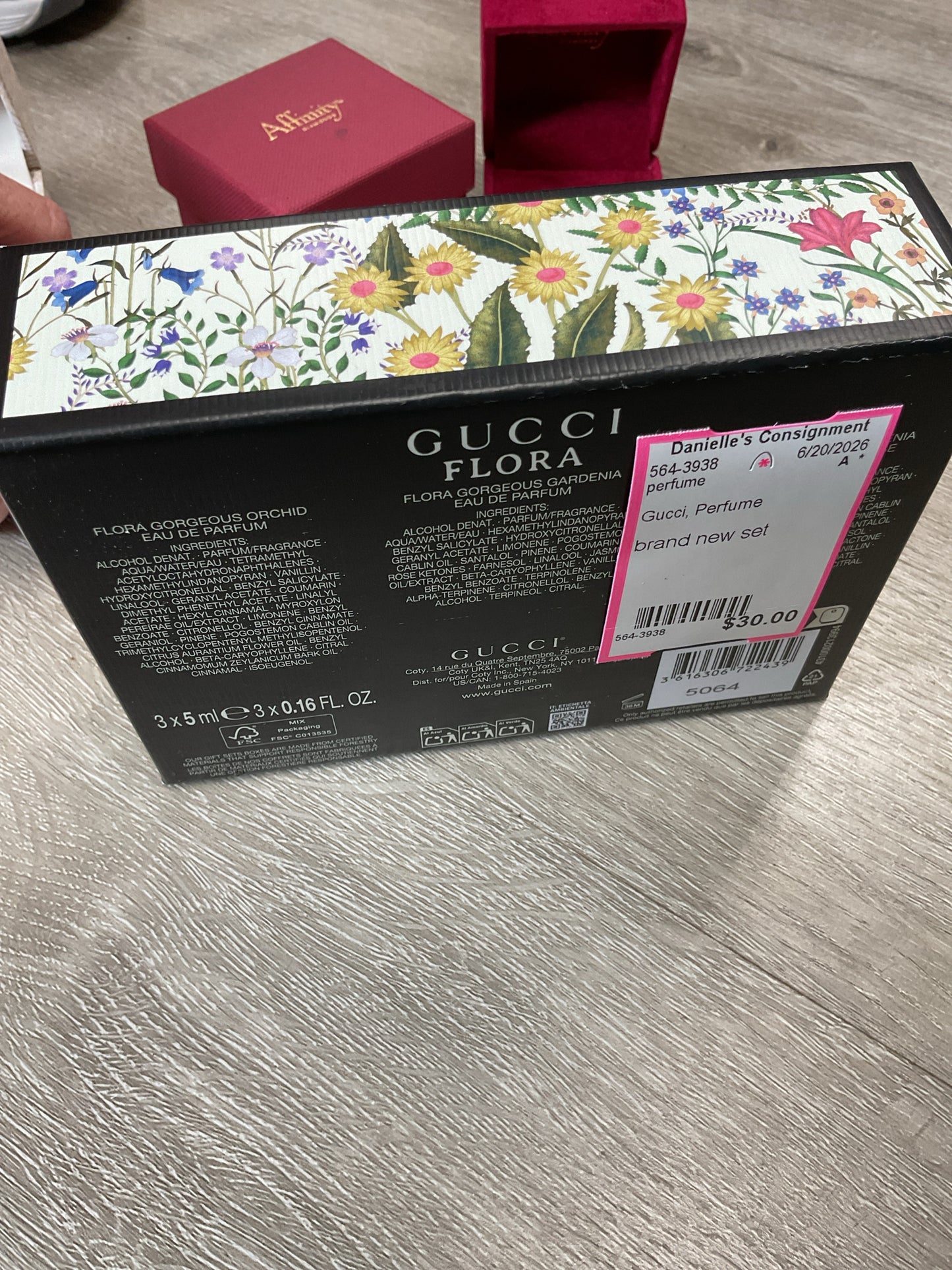 perfume Gucci Flora 3 x .16 set