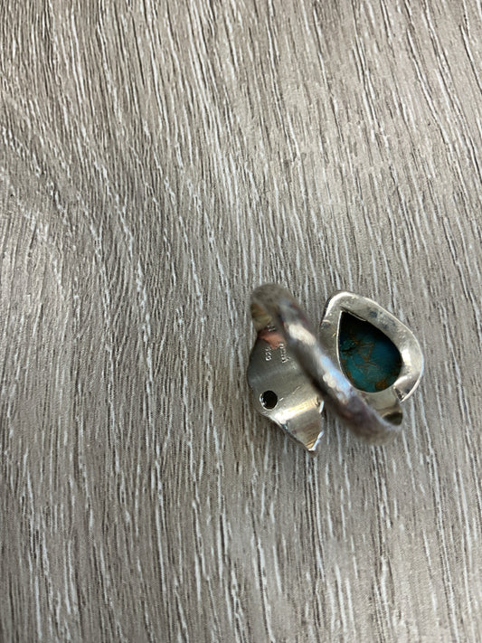 925 Sterling Ring turquoise size 6