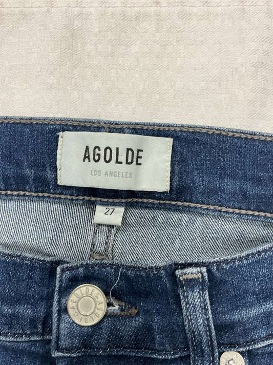 Agolde Size 27 Jeans raw hem ankle