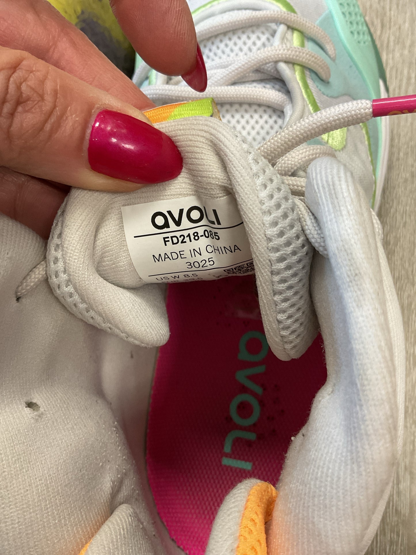 Avoli 8.5 Multi-Color shoes mid beach glass