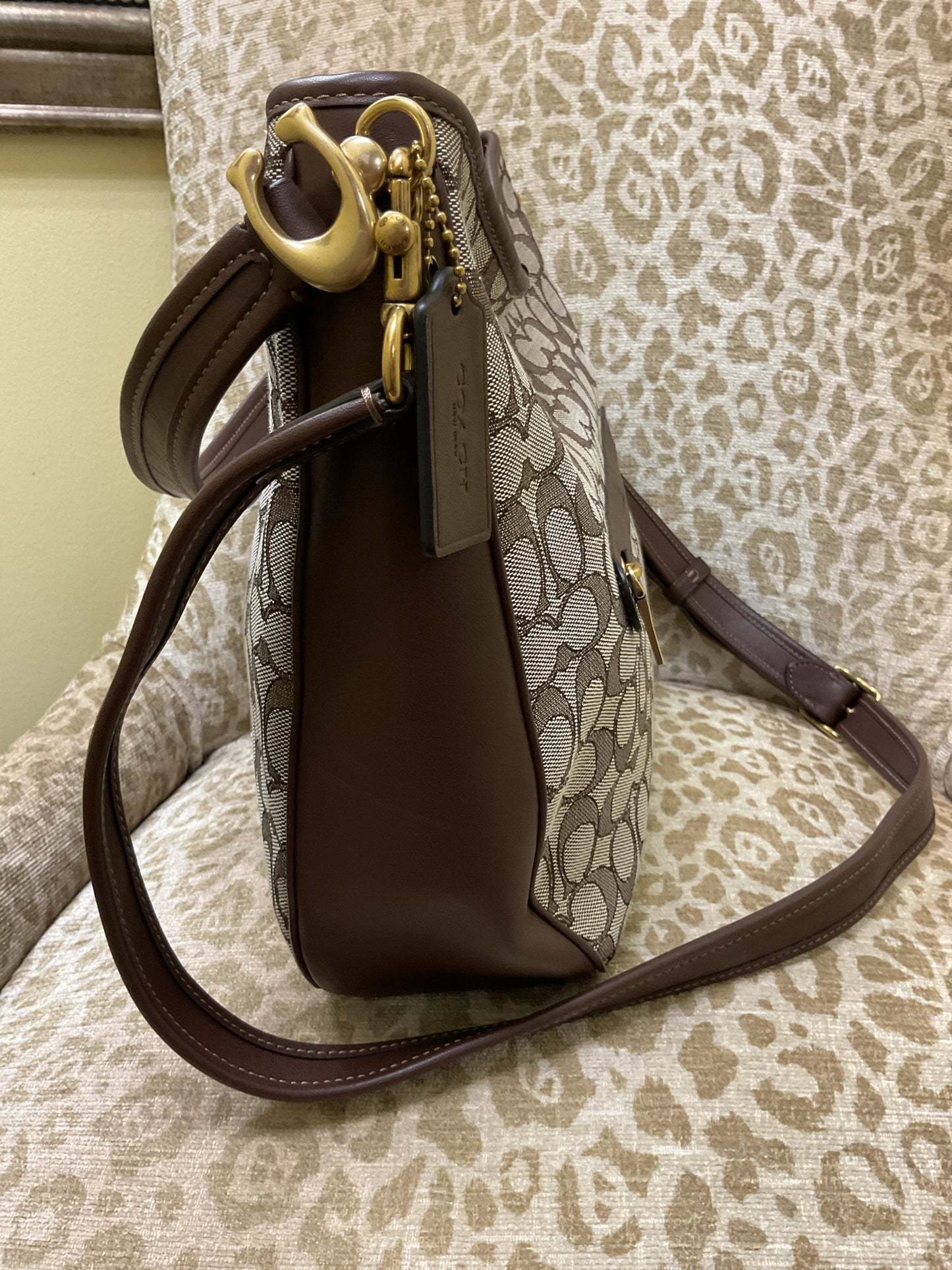coach Purse C6659 oak maple crossbody large NWOT