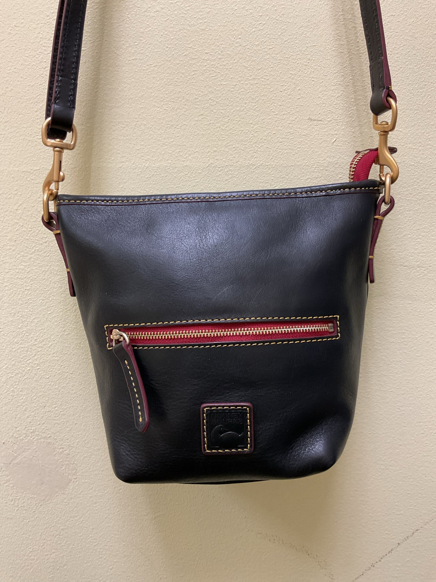 Dooney & Bourke Purse mini zip bucklet crossbody florentine leather