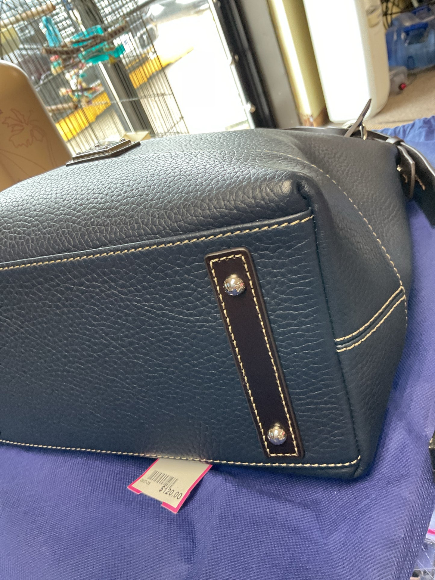 Dooney & Bourke Purse pebbled leather zip shoulder bag