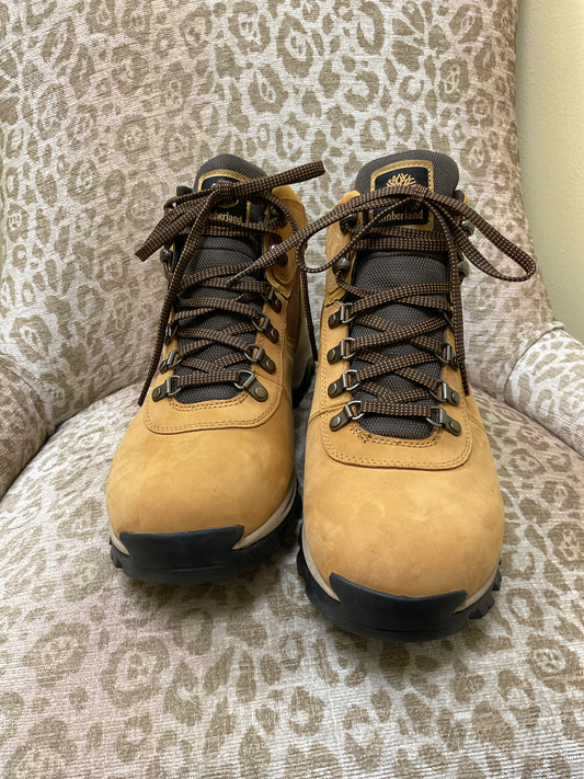 11 Timberland Tan Boots lace up hiking  New