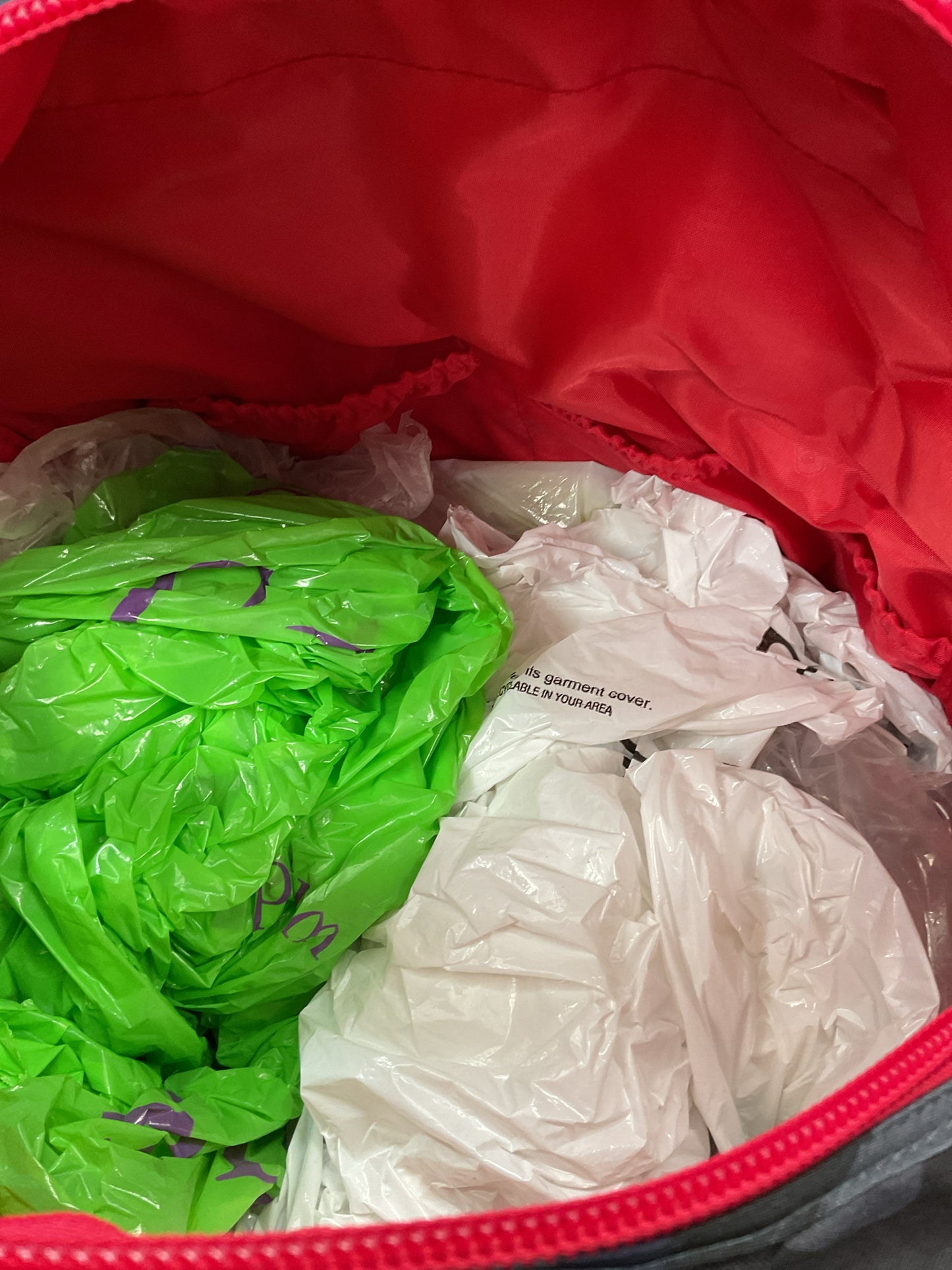 LUG Purse large travel bag wtih crossbody strap camo blue and red