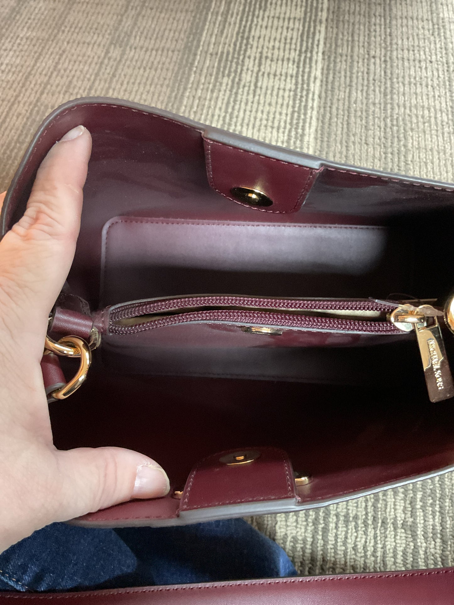 Michael Kors Purse PRATT bucket shoulder bag NWT