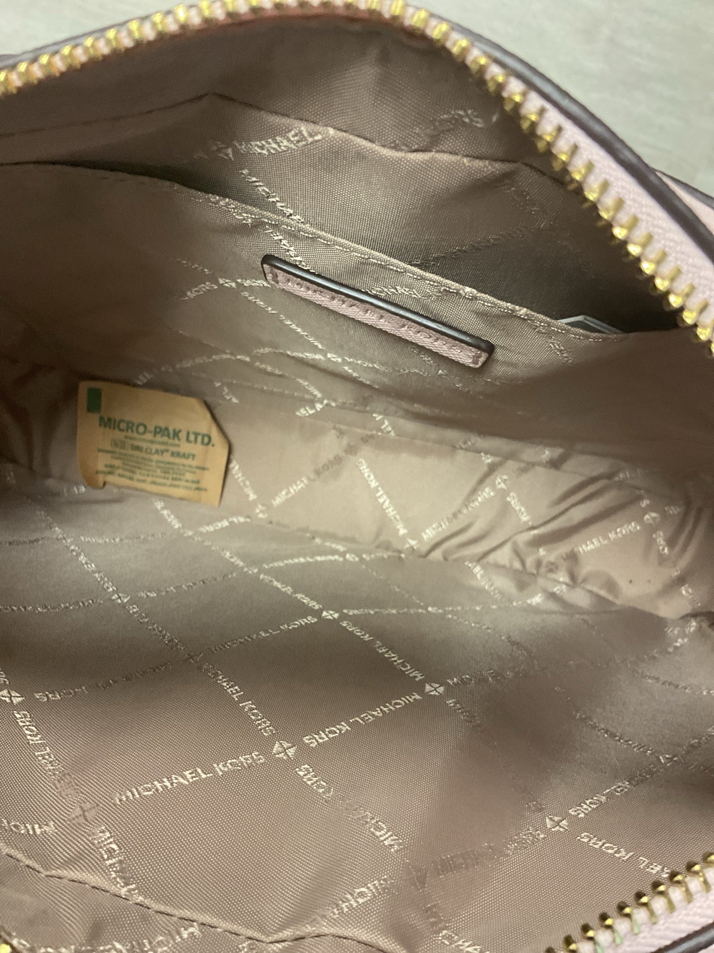 Michael Kors Purse Powder blush jet set crossbody gold hardware NWT