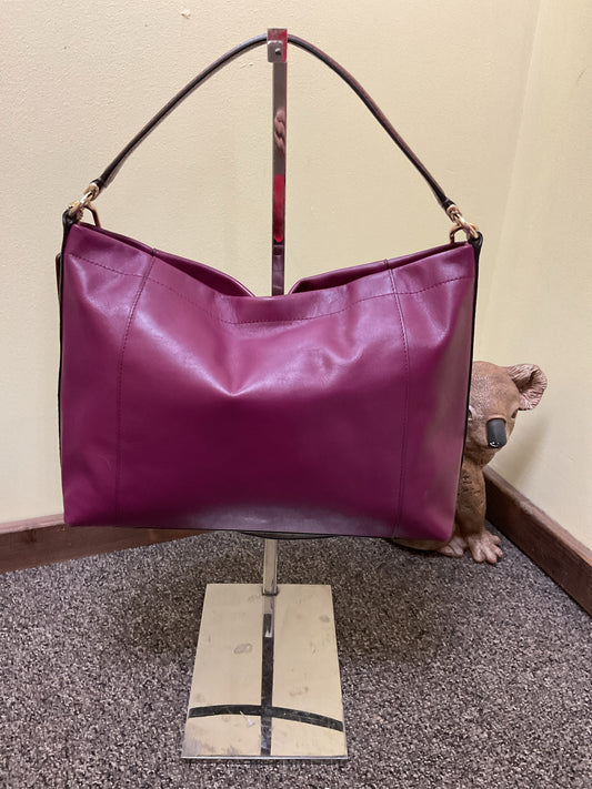 coach Purse Berry purple Scout 36957 2 way crossbody Scout