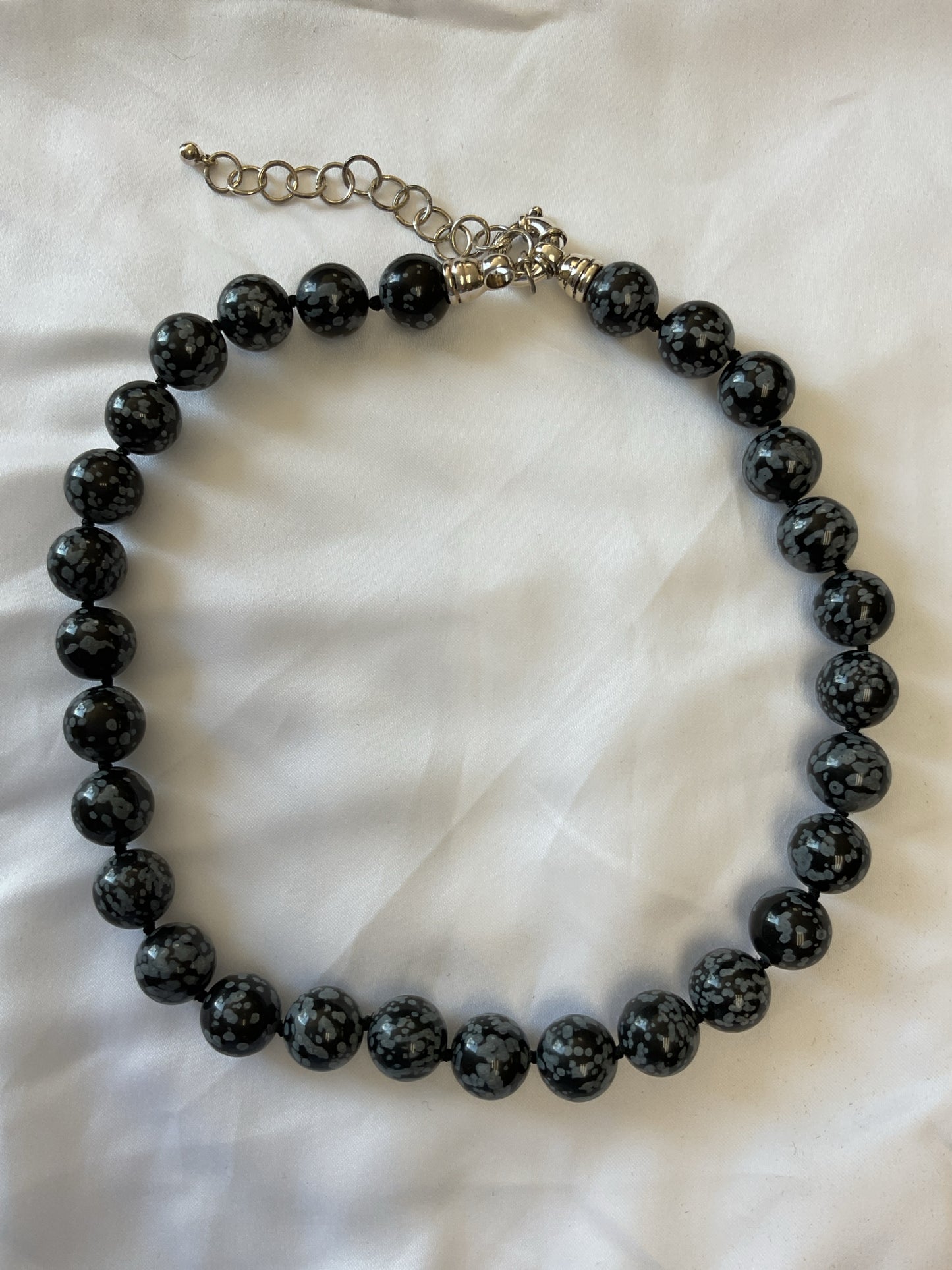 Whitney Kelly Necklace snowflake obsidian