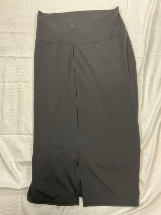 Lululemon Size 10 Black Skirt Pencil stretch