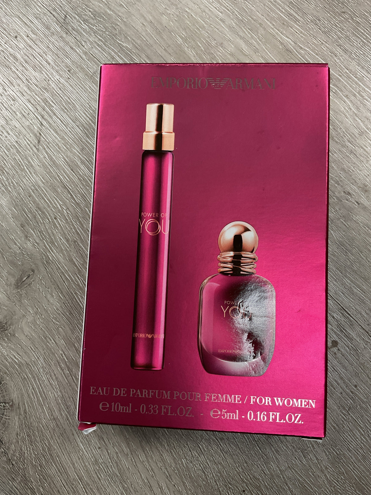 perfume travel set Emporio Armani dep women