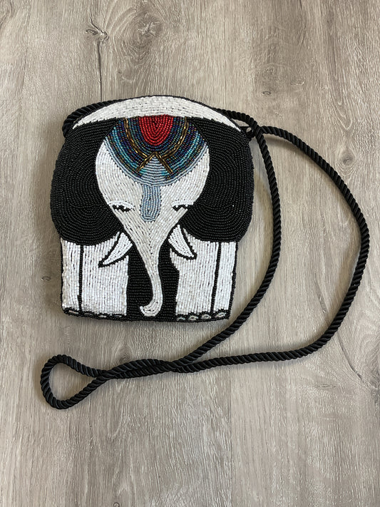 boutique Purse beaded elephant