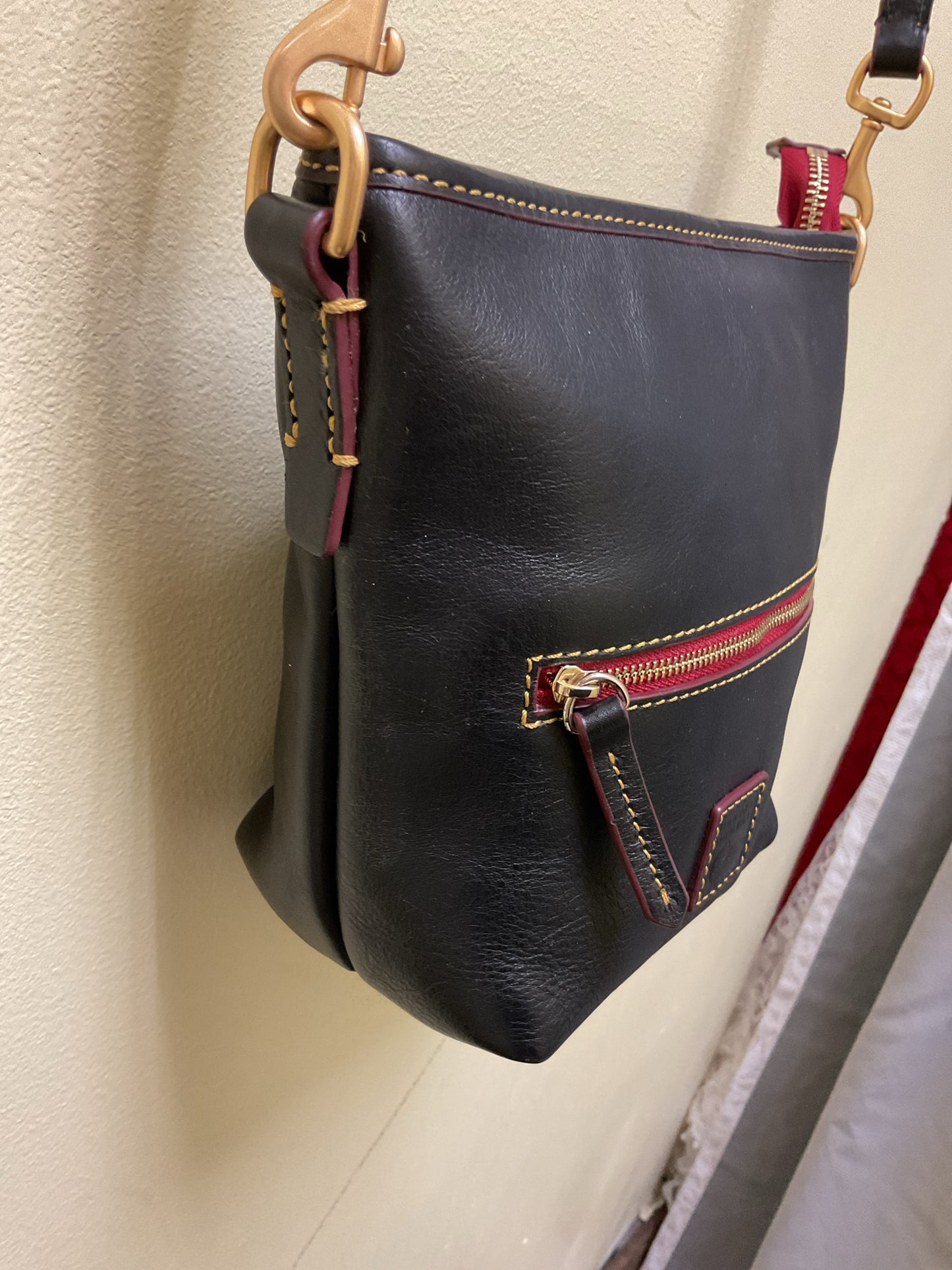 Dooney & Bourke Purse mini zip bucklet crossbody florentine leather