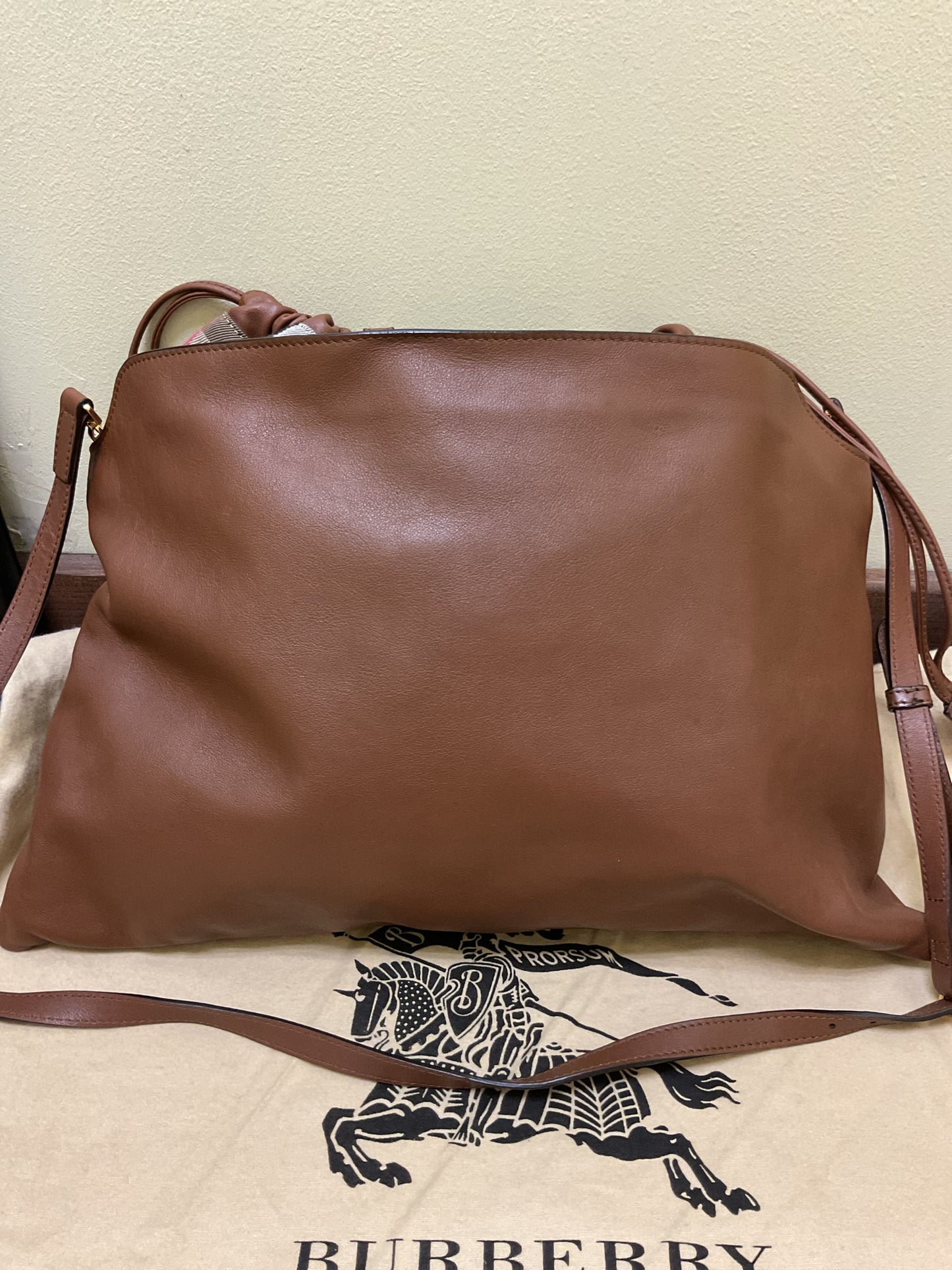 Burberry Purse Big Crush Drawstring NWOT