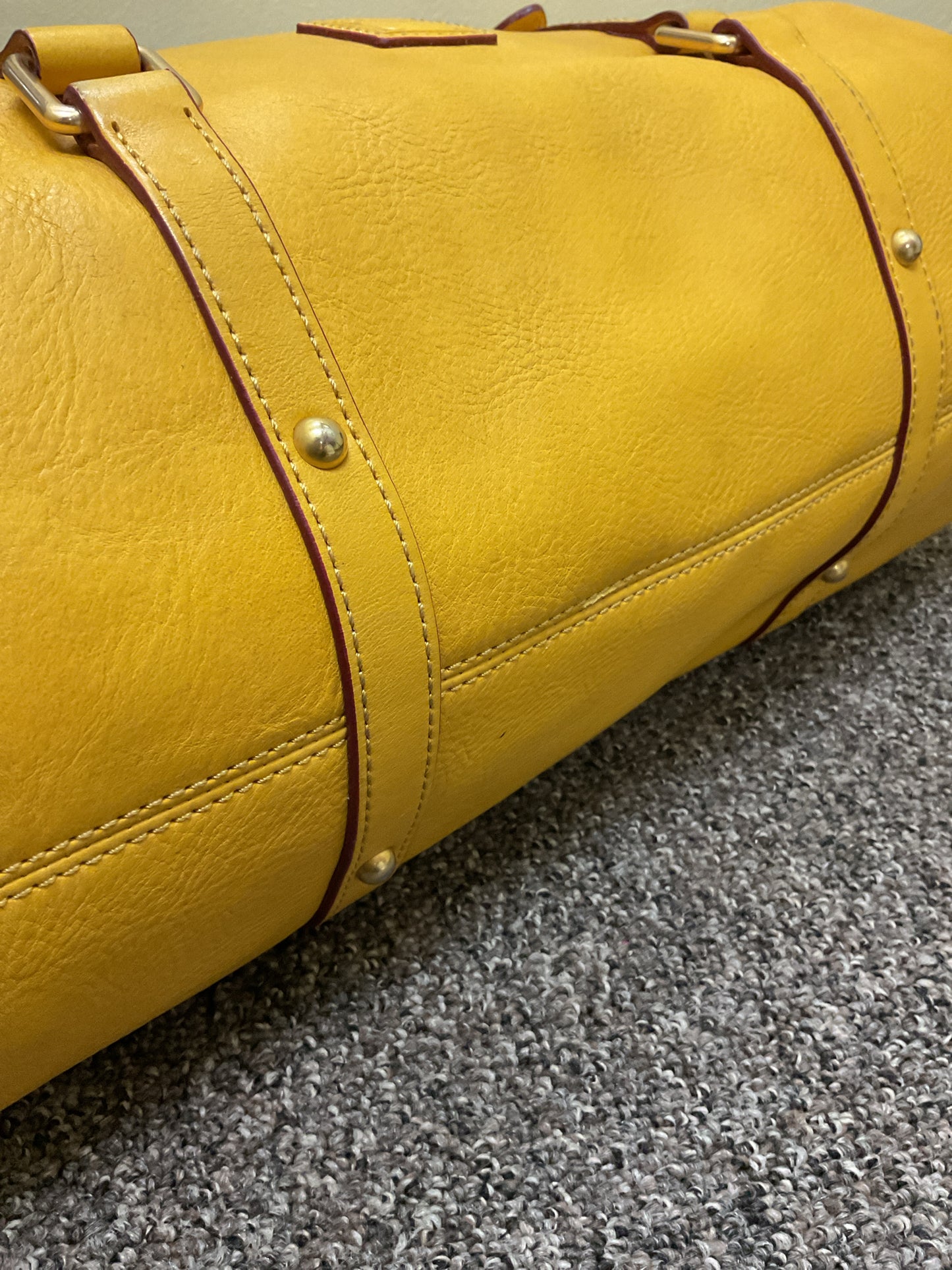 Dooney & Bourke Purse Sunflower mustard yellow medium satchel