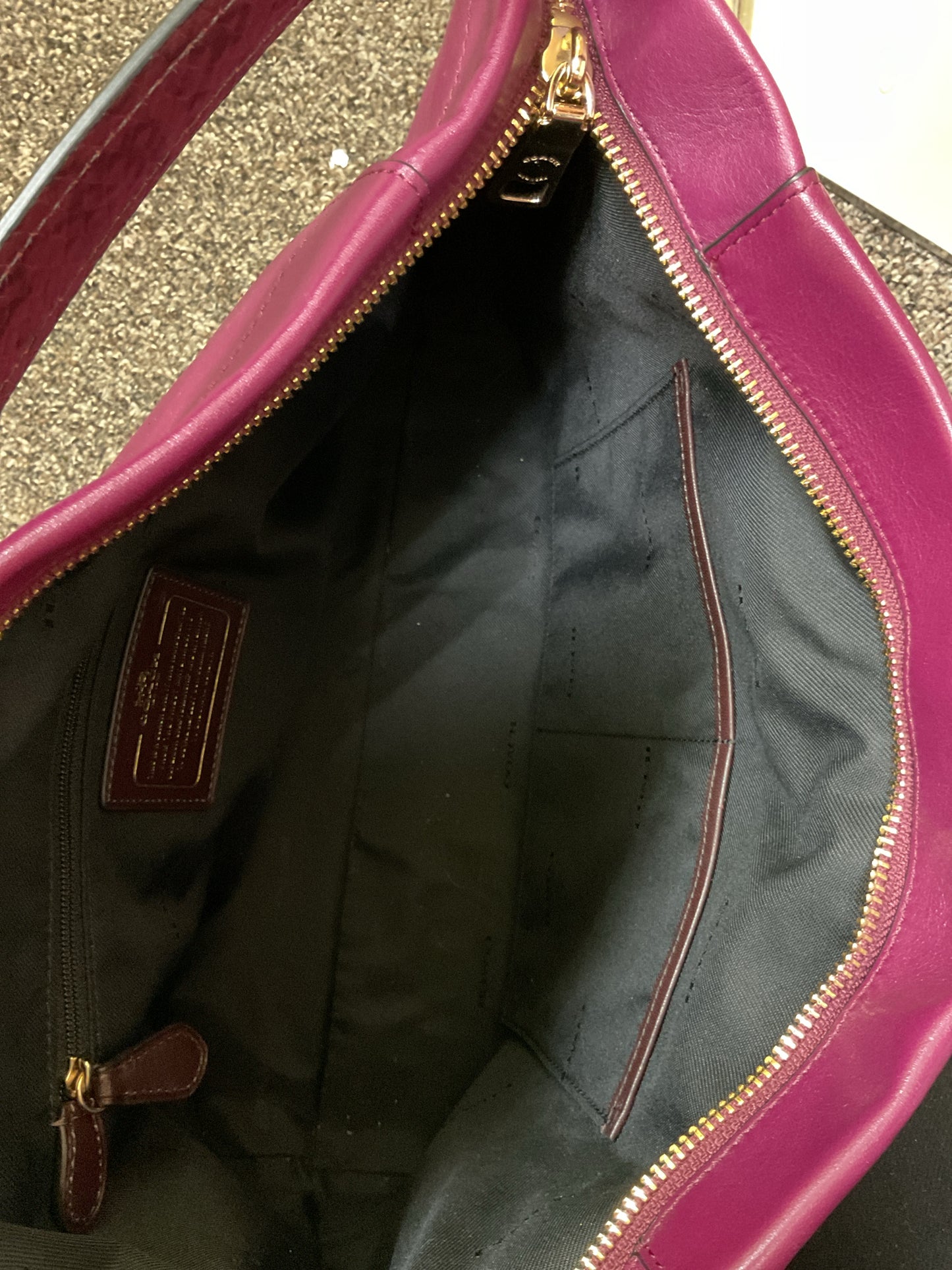 coach Purse Berry purple Scout 36957 2 way crossbody Scout