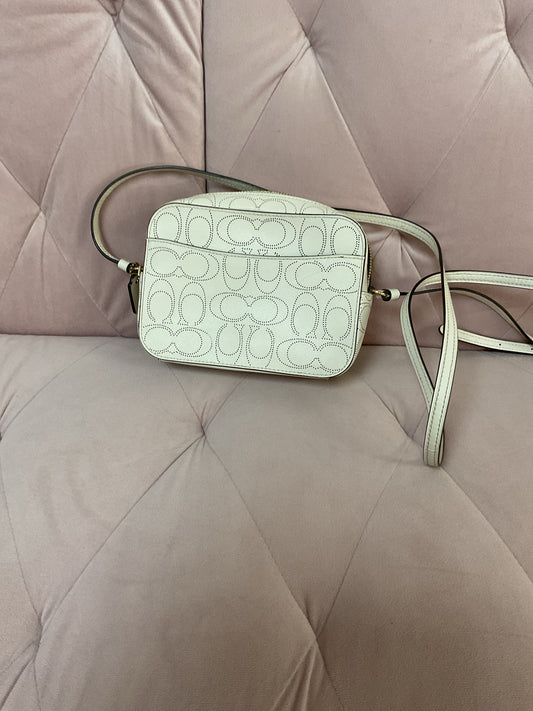 coach Purse perforated camera bag gold hardware mini jamie