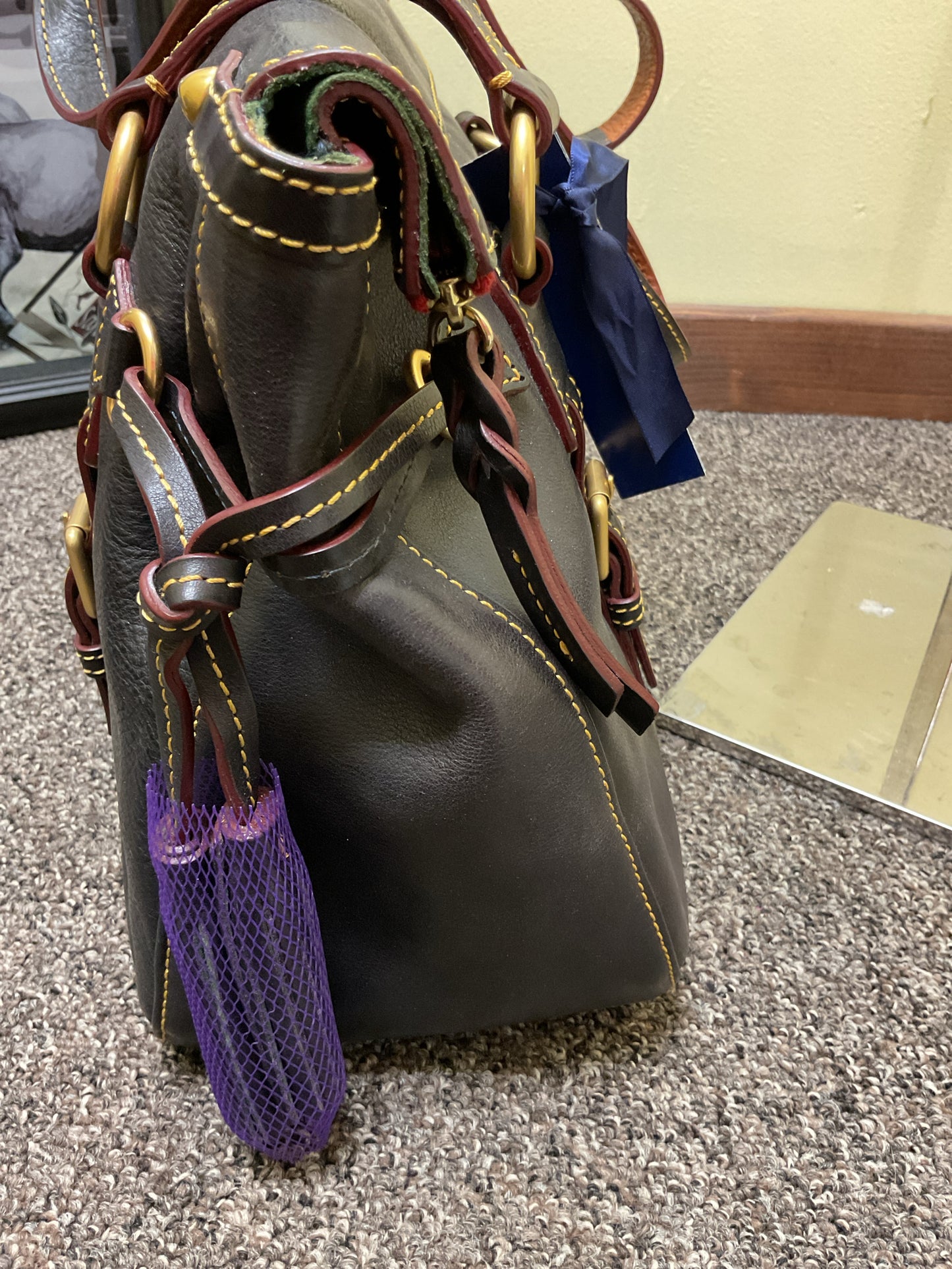Dooney & Bourke Purse double strap tassel satchel NWT