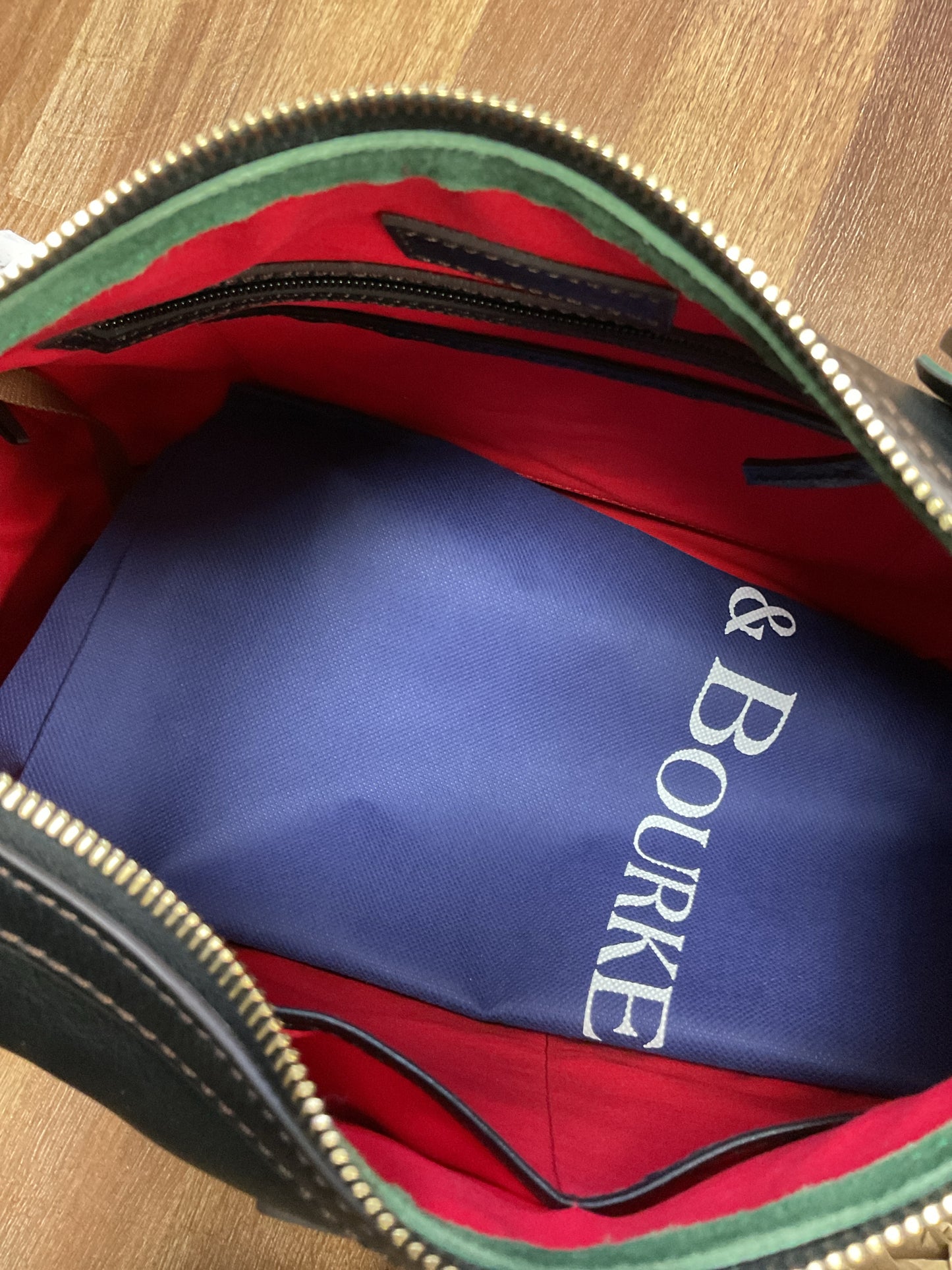 Dooney & Bourke Purse Side Pocket Hobo NEW black florentine