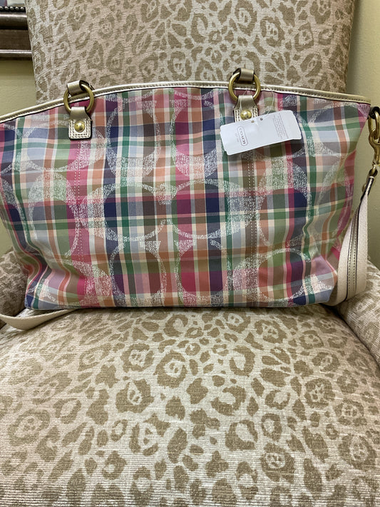 coach Purse Vintage MWT 23389 Daisy Madras