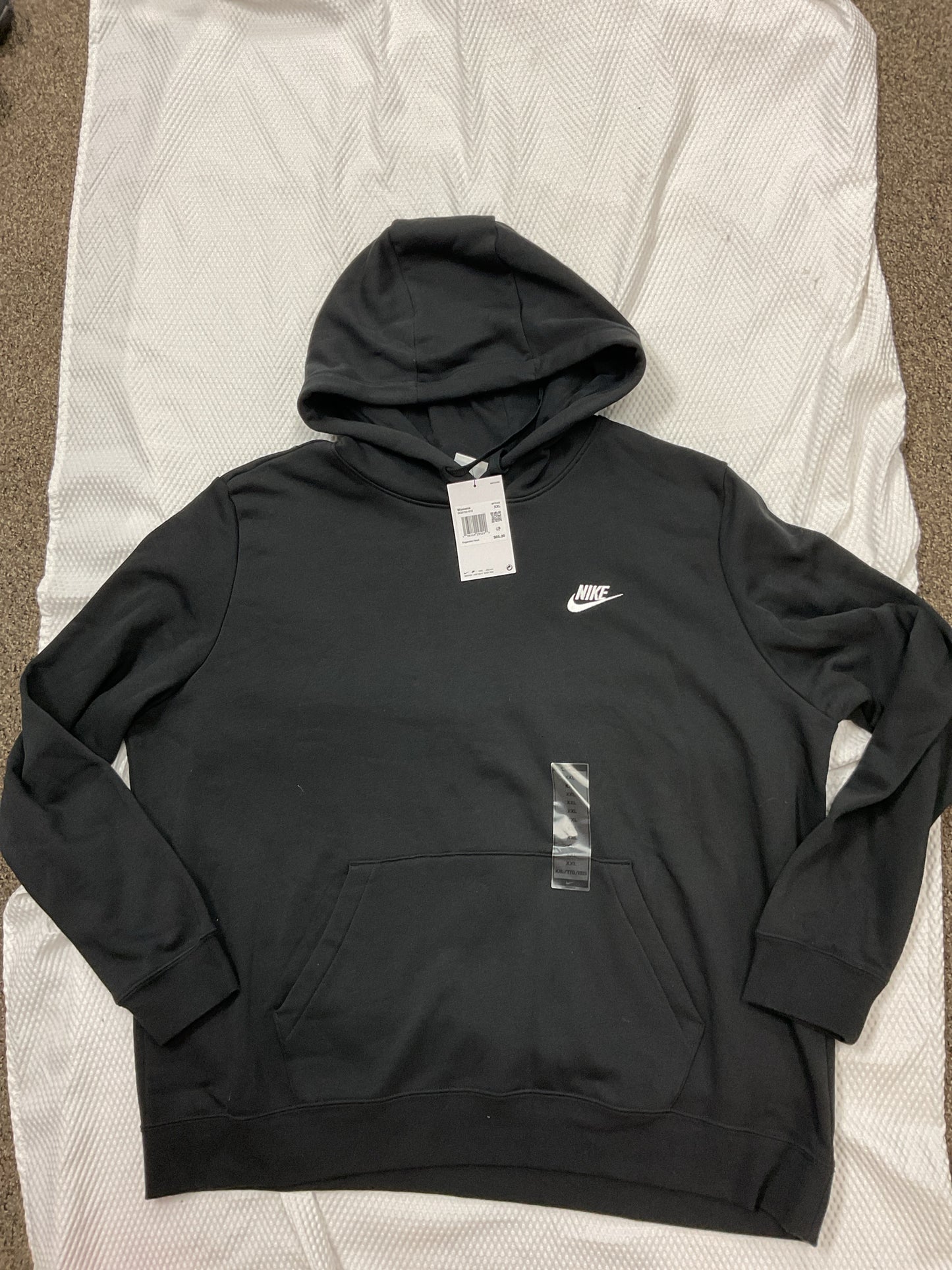 Nike Size 2X Black Sweatshirt NWT hoodie