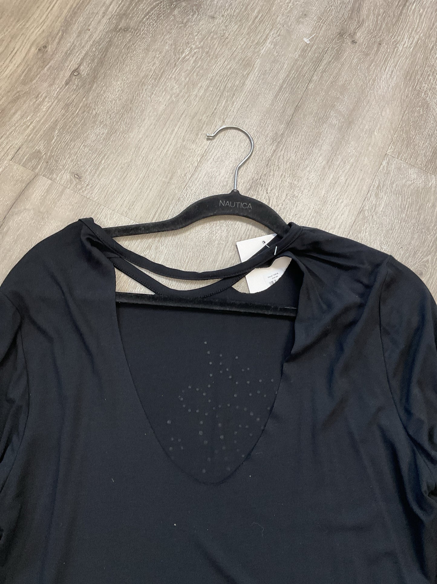 Rough Rider Size XL Black Shirt new long sleeve rhinestone motorcycle top