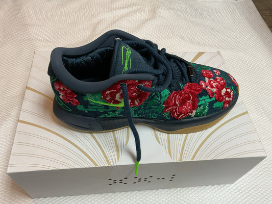 9.5 Nike Navy Men's Shoes LeBron XXI Premium Father of Pearl rose sneakers