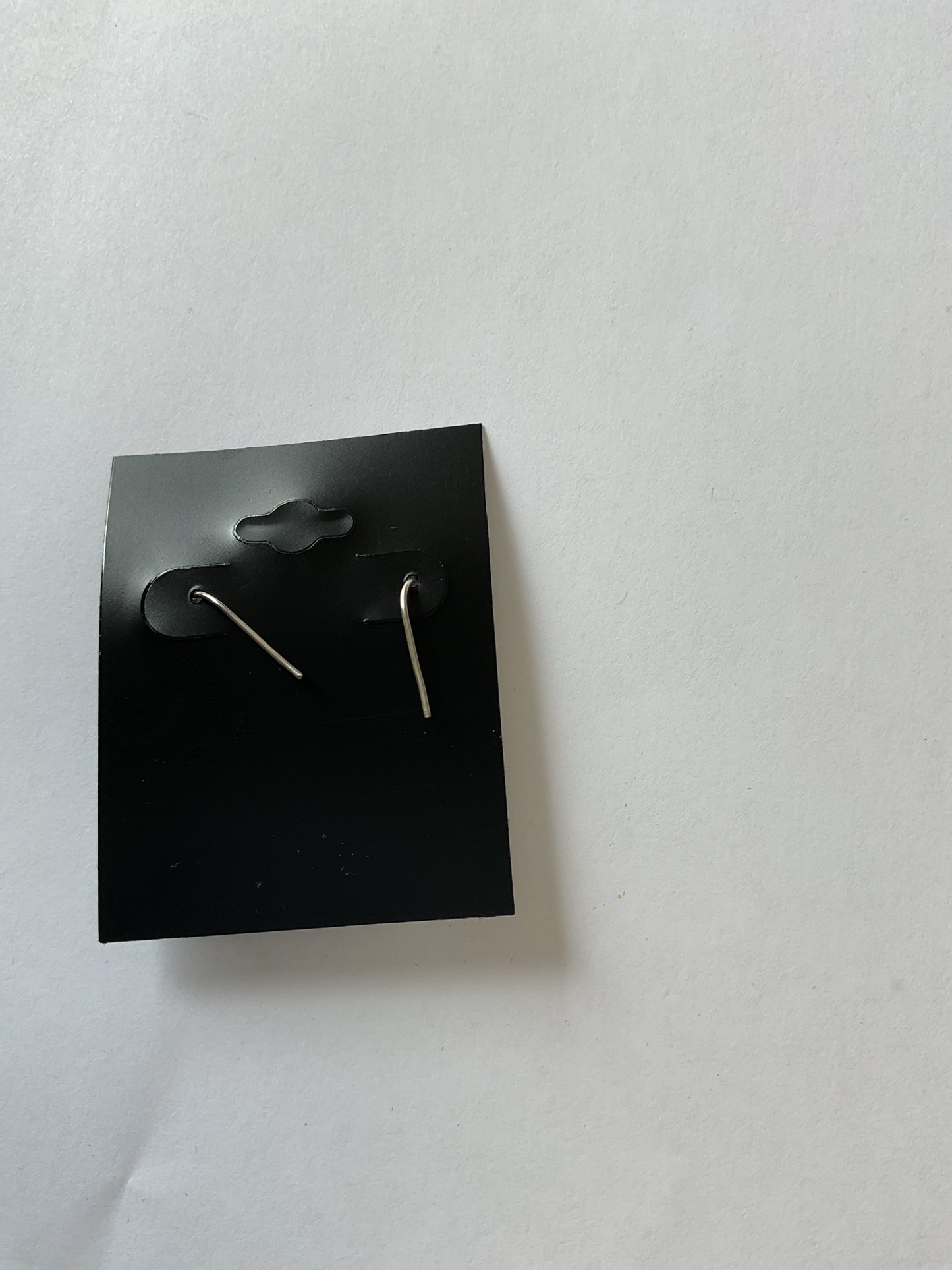 Sterling Silver Earrings dangle hook mother of pearl pink
