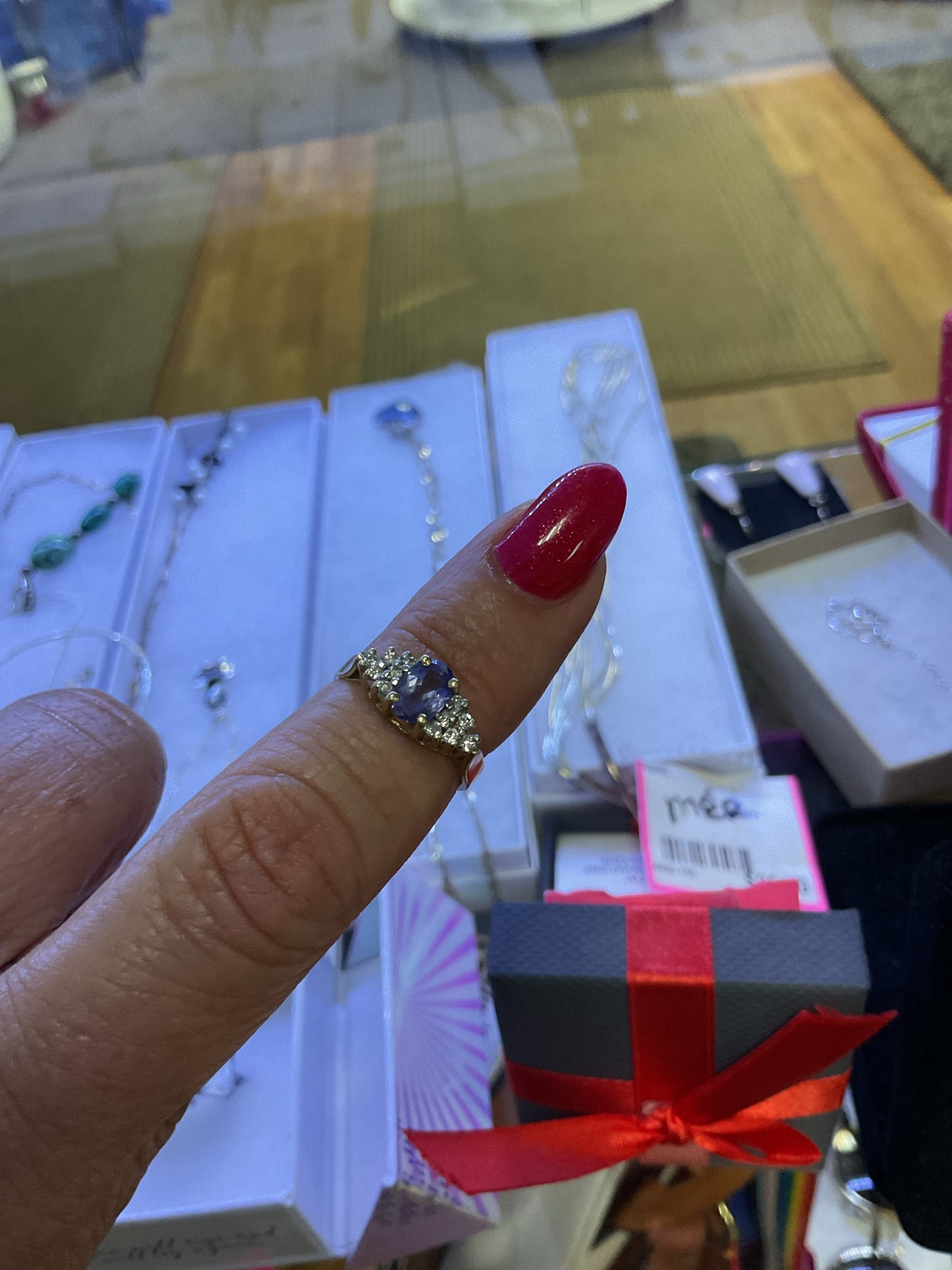 Le Vian Ring 14k 3.1g tanzanite & diamond ring size 5