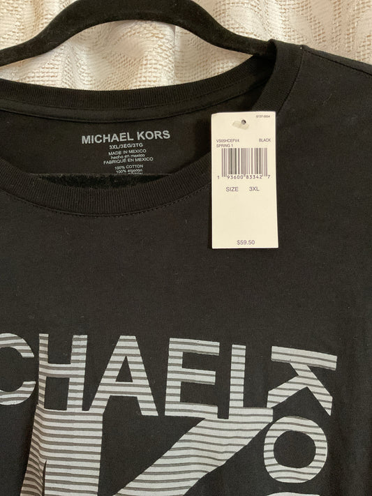 Michael Kors Size 3X Black Shirt