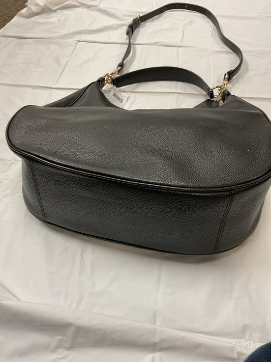 coach Purse Harley Hobo Black Pebble Leather Convertible Shoulder Bag Purse