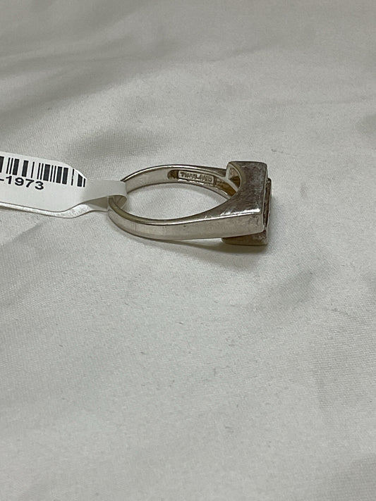 925 Sterling Ring tanzanite channel set size 9