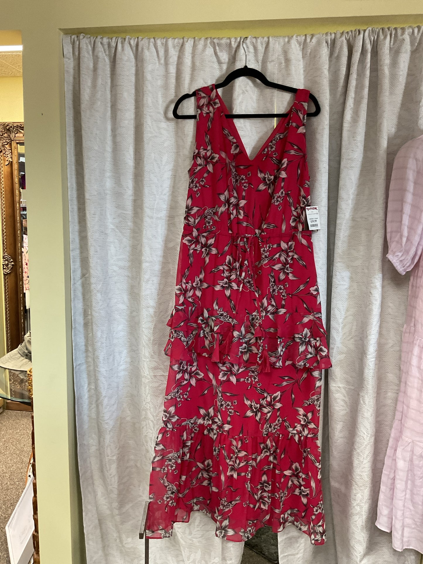 Taylor Size 12 Pink Dress
