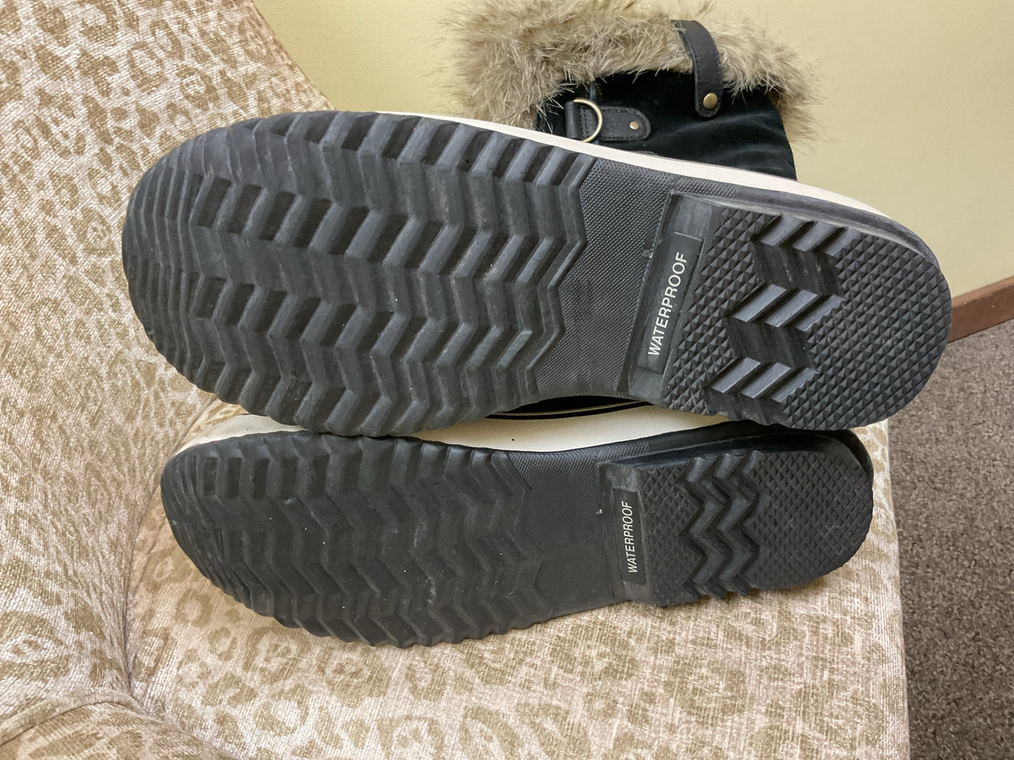 Sorel 12 Black Boots Joan of Arctic Winter