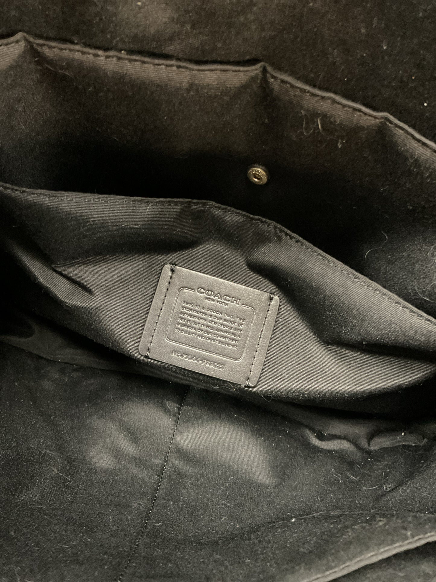 coach Purse Signature Canvas Laptop Bag F39023